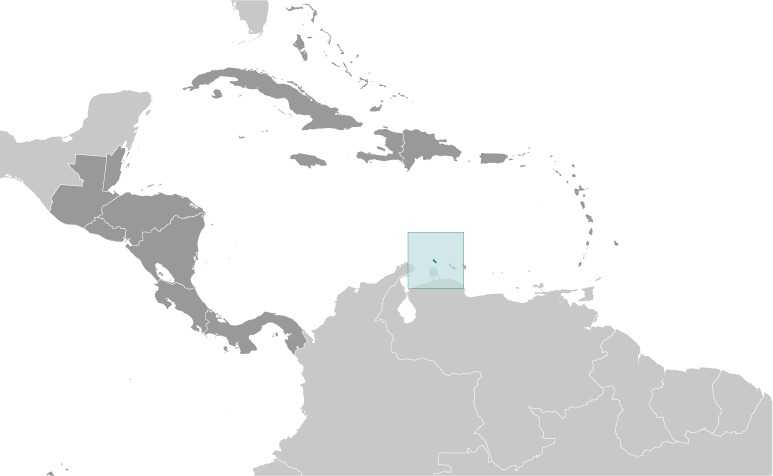 Aruba locator map