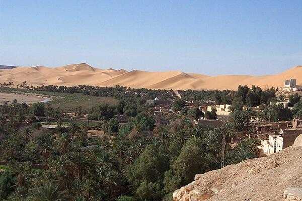 Another view of the oasis village of Beni Abbes.