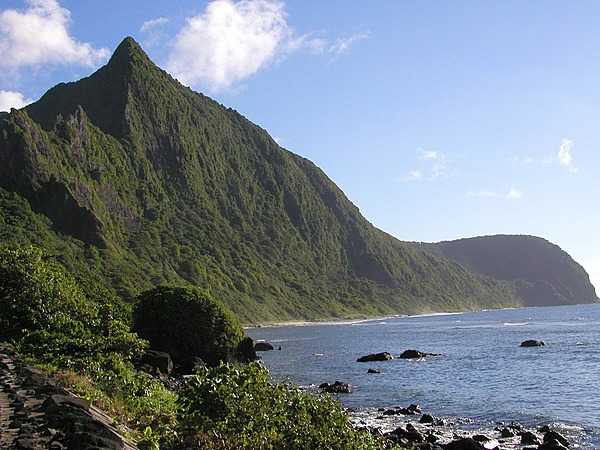 View of the north shore on Ofu island. Photo courtesy of the US National Park Service.