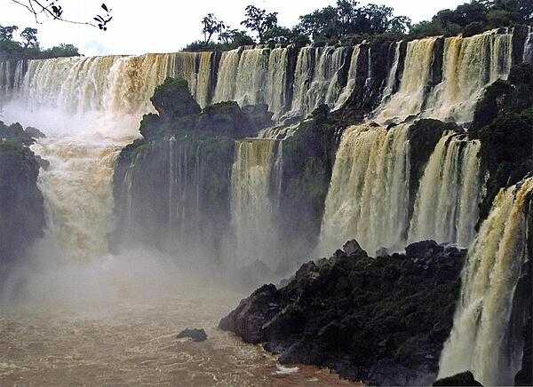 Another view of Iguazu Falls.