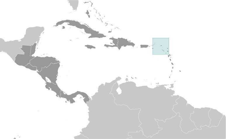 Anguilla locator map