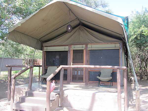Safari lodge at Chobe National Park.