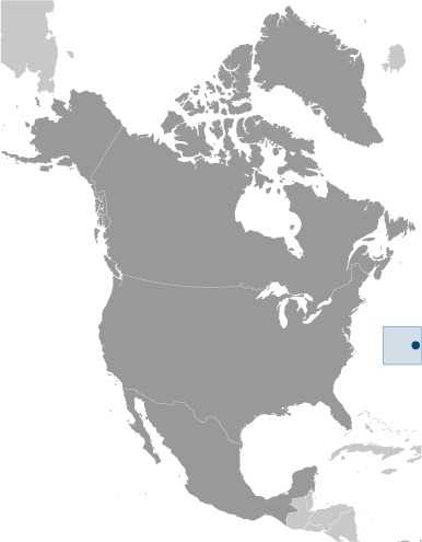 Bermuda locator map