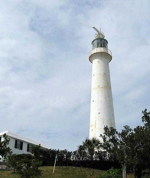 Gibbs Hill Lighthouse, built in 1846, is the oldest cast-iron lighthouse in the world.