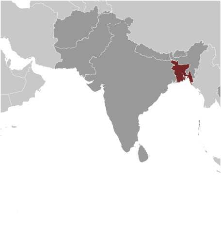 Bangladesh locator map