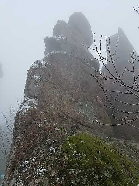 Belogradchik Rocks near Vidin. Each of the limestone rocks has its own name.