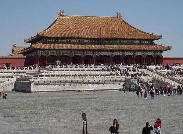 The Palace of Heavenly Purity is the largest of three halls in the Inner Court of the Forbidden City in Beijing. It served as the audience hall during the Qing Dynasty (1644 to 1912).