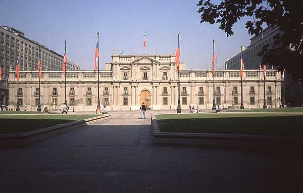 The Palacio de La Moneda (Palace of the Mint) in Santiago is the seat of the president of the Republic of Chile.
It served as a mint house (a facility that manufactures coins for currency) from 1814-1929 before being converted to a presidential residence.
