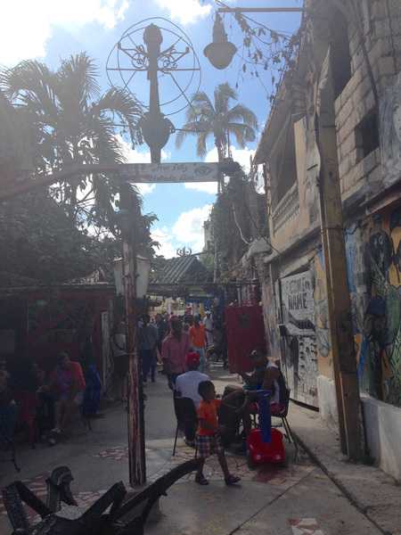 Street scene in Havana.