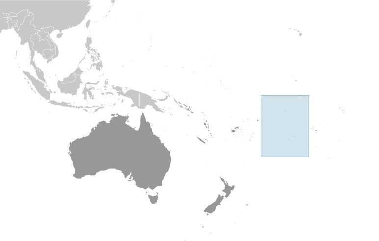 Cook Islands locator map