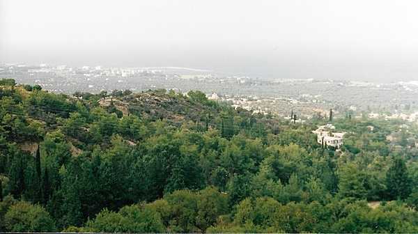 Landscape view looking towards the city of Limassol.