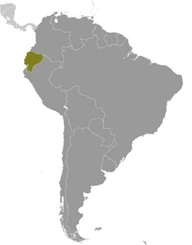 Ecuador locator map