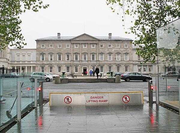 Leinster House in Dublin was built by the Duke of Leinster in 1745. The building now houses the Irish bicameral Parliament - the Seanad Eireann (Senate) and the Dail Eireann (House of Representatives).