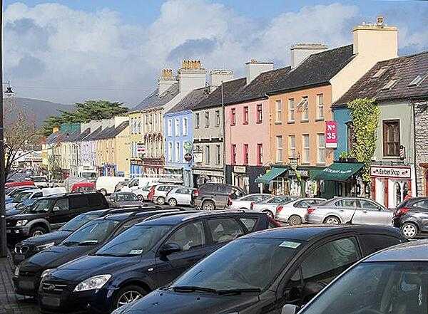 Street view of Kenmare, County Kerry. Kenmare is the southern gateway to the &quot;Ring of Kerry&quot; scenic drive.