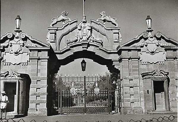 Main gate of the Imperial Palace, Addis Ababa.