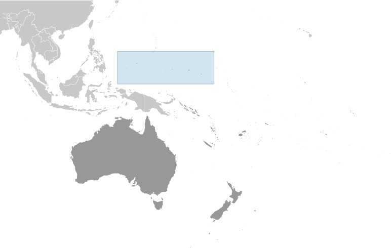 Micronesia, Federated States of locator map