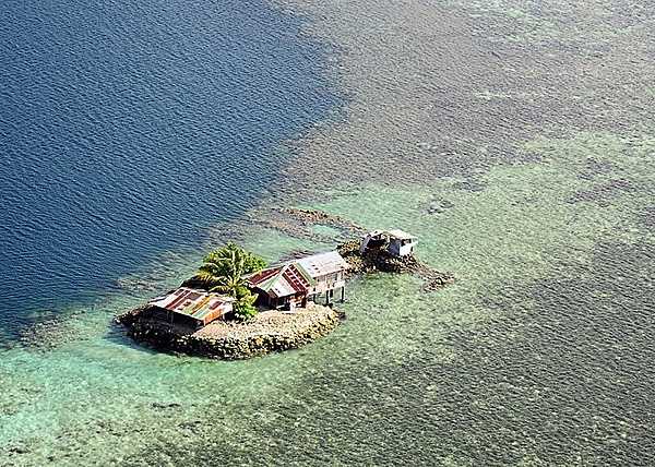 An isolated homestead off the island of Pohnpei. Photo courtesy of US Air Force/ Tech. Sgt. Tony Tolley.