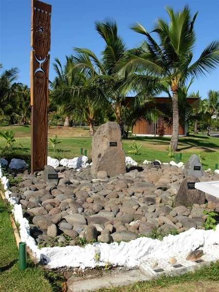 Memorial in Papeete, Tahiti to victims of atomic weapons testing in French Polynesia. Photo courtesy of NOAA / Lt. Cmdr. Matthew Wingate.