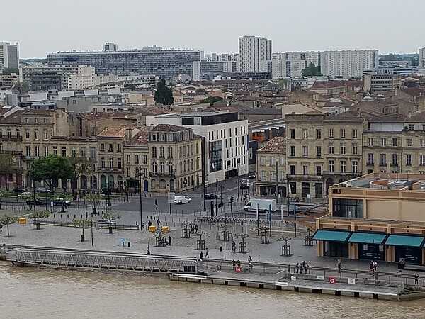 View of Bordeaux, the capital of the historic region of Aquitaine.