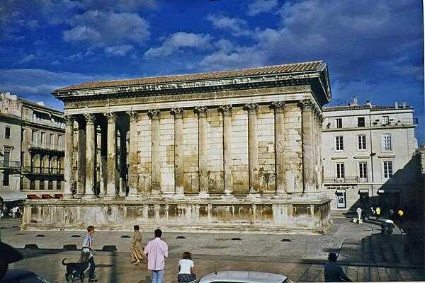The Maison Carree in Nimes, one of the best preserved of surviving Roman temples, dates to 16 B.C. In subsequent centuries it served as a church, a meeting hall, a storehouse, and a stable. In 1823 it became a museum.