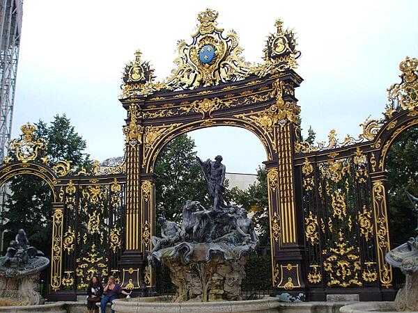 The Neptune Fountain is one of four waterworks erected by Barthelemy Guibal in Stanislas Square in Nancy; this one was completed in 1751.