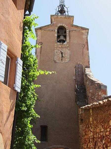 Village church in Roussillon, Provence.
