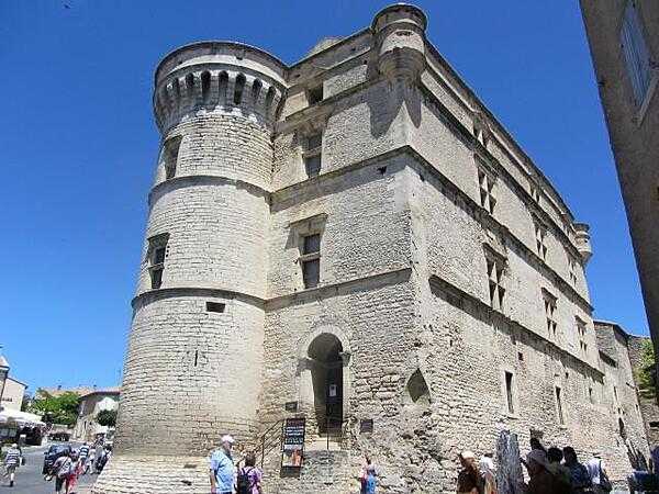 The Castle on the village square in Gordes, Provence, was partially rebuilt in 1525.
