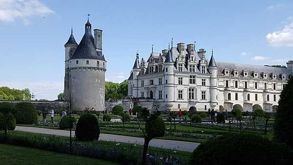 The royal Chateau d'Amboise in the Loire Valley was rebuilt in the late 15th century over a stronghold dating back to the 11th century.