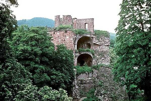 A few &quot;air conditioned&quot; rooms in the ruined section of Heidelberg Castle.