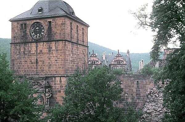 Heidelberg Castle as seen from the rear.