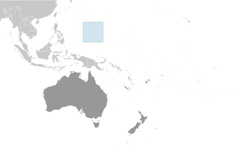Guam locator map
