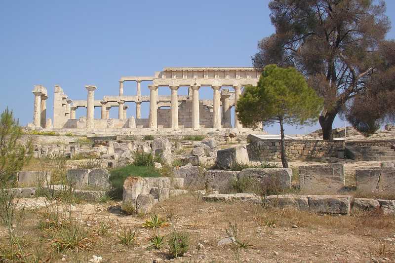 Located on the island of Aegina, Greece, this temple was built around 570 B.C. and dedicated to the goddess Athena.
