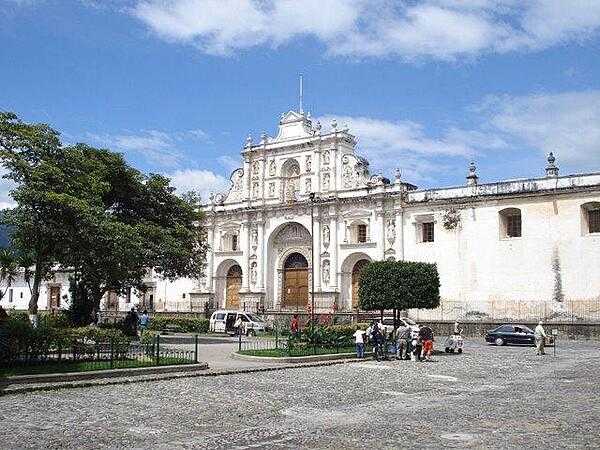 Cathedral in the city of Antigua.