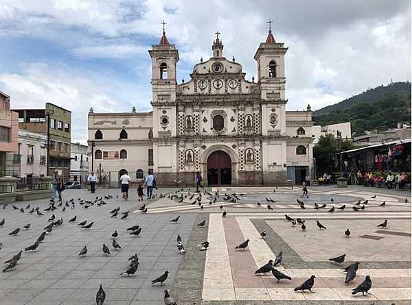 The Roman Catholic Church of Santa María de los Dolores (Saint Mary of the Sorrows) in Tegucigalpa, the capital of Honduras, was built between 1732 and 1815 in the American Baroque (Colonial Baroque) style.