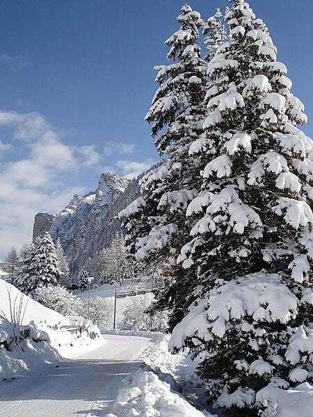 Val Gardena is one of the top ski locales in Italy.
