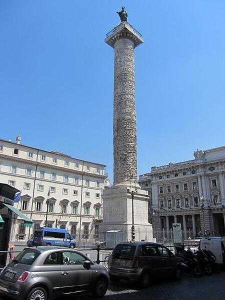 Trajan&apos;s Column, a distinctive triumphal column in Rome, commemorates Roman Emperor Trajan&apos;s victory in the Dacian Wars (A.D. 101-102, 105-106).