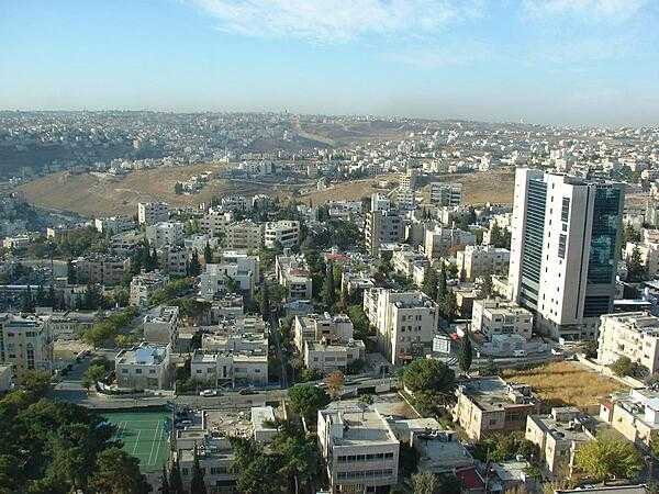 Aerial view of Amman.