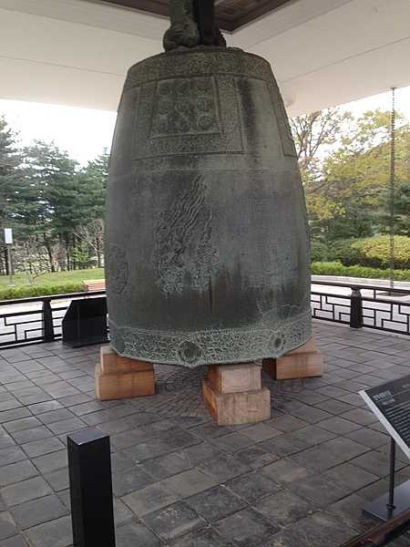 The Bell of King Seongdeok, known as the Emille Bell, is a massive bronze bell (18.9 tons) and the largest in Korea. Cast in 771, the bell is considered a masterpiece of Unified Silla art and is it is now on display in the National Museum of Gyeongju.