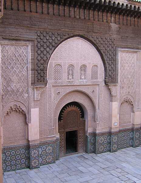 Today preserved as a historical site, the Ben Youssef Madrasa was founded in the 14th century and subsequently reconstructed. Upon completion in 1565, it became the largest Islamic college in Morocco and one of the largest in North Africa. The madrasa is named after the adjacent Ben Youssef Mosque founded by the Almoravid Sultan Ali ibn Yusuf (reigned 1106-1142).