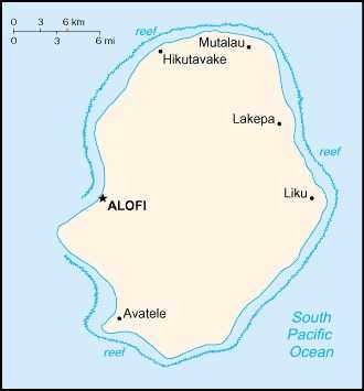 Niue map