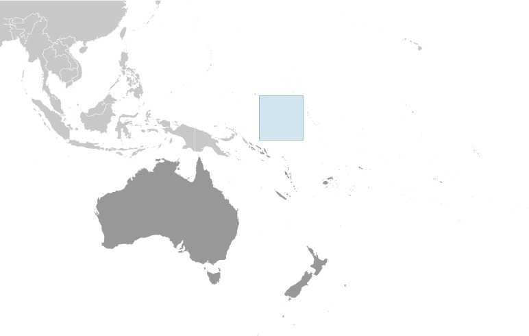 Nauru locator map
