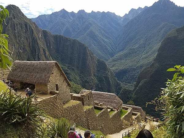 This view of the Andes from Machu Picchu gives some idea of just how high up the Inca citadel is situated.