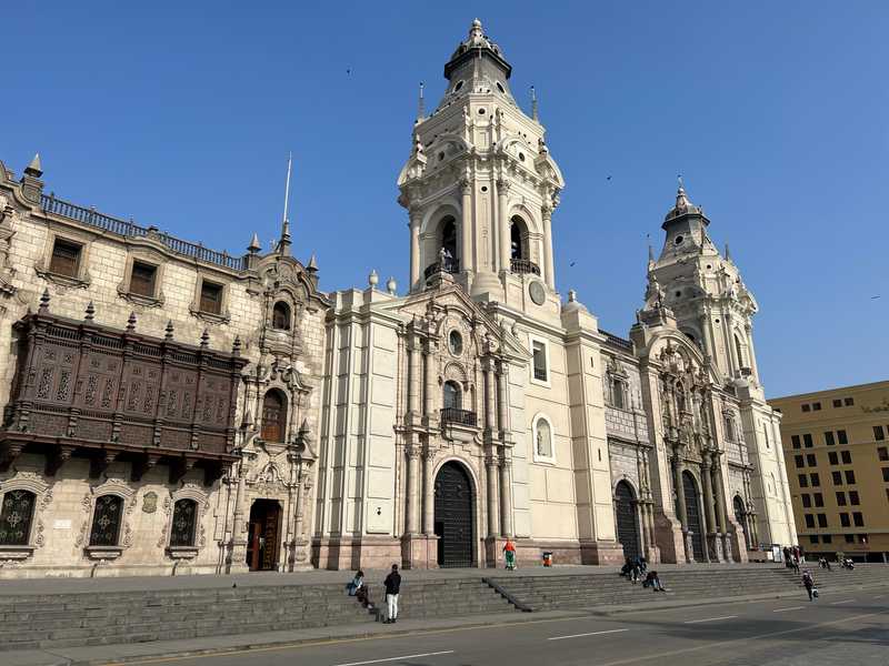Built on the site of an Incan shrine, the baroque-style Basilica Metropolitan Cathedral of Lima was finished in its current form in the late 1700s. The cathedral was also home to the archbishop of Lima and  houses a museum of church history. Spanish conquistador Francisco Pizzaro's remains are on display in a coffin in a glass sarcophagus.
