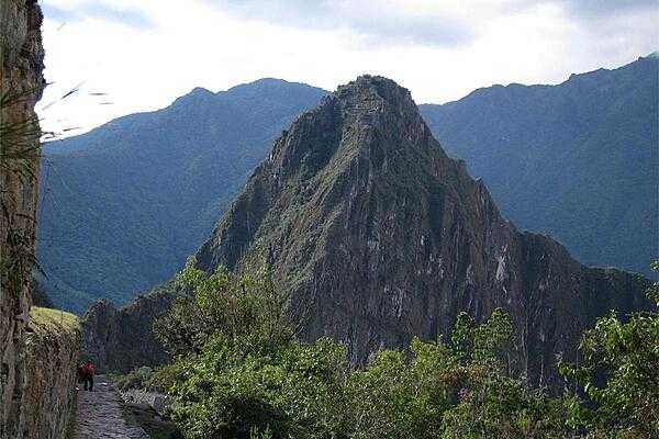 The Incas built temples and terrances at the top of Huayna Picchu, approximately 2,720 m (8,920 ft) above sea level.