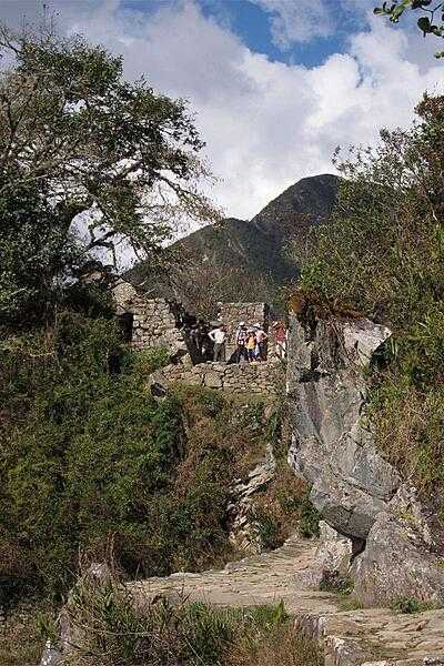 The Inca Trail ends at Intipunku (Sun Gate).