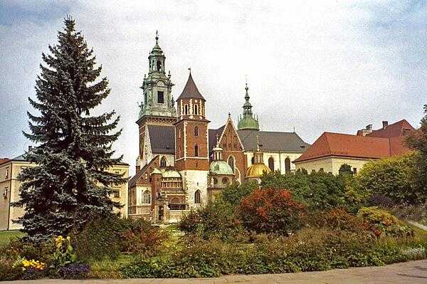 The Cathedral Basilica of Sts. Stanislaw and Vaclav, also known as the Wawel Cathedral, in Krakow.