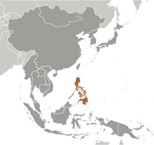 Philippines locator map
