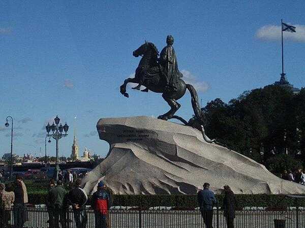 The Bronze Horseman - an equestrian statue of Peter I in Saint Petersburg - has become a symbol of the city.