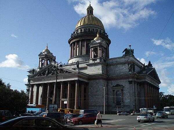Saint Isaac&apos;s Cathedral in Saint Petersburg is the largest in the city. Its neoclassic exterior masks its sumptuously decorated interior.