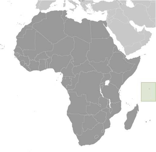 Seychelles locator map